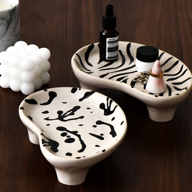 Ceramic Jewelry Desktop Storage Tray - Storage - DINIBLO 