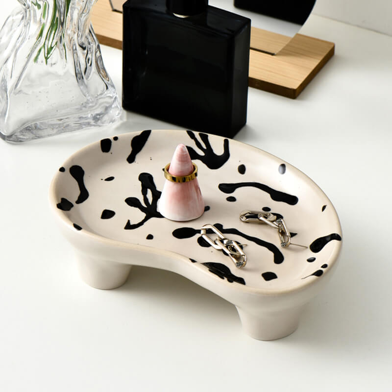 Ceramic Jewelry Desktop Storage Tray - Storage - DINIBLO 