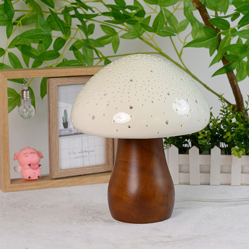 Ceramic Mushroom Table Lamp - Table Lamp - DINIBLO 