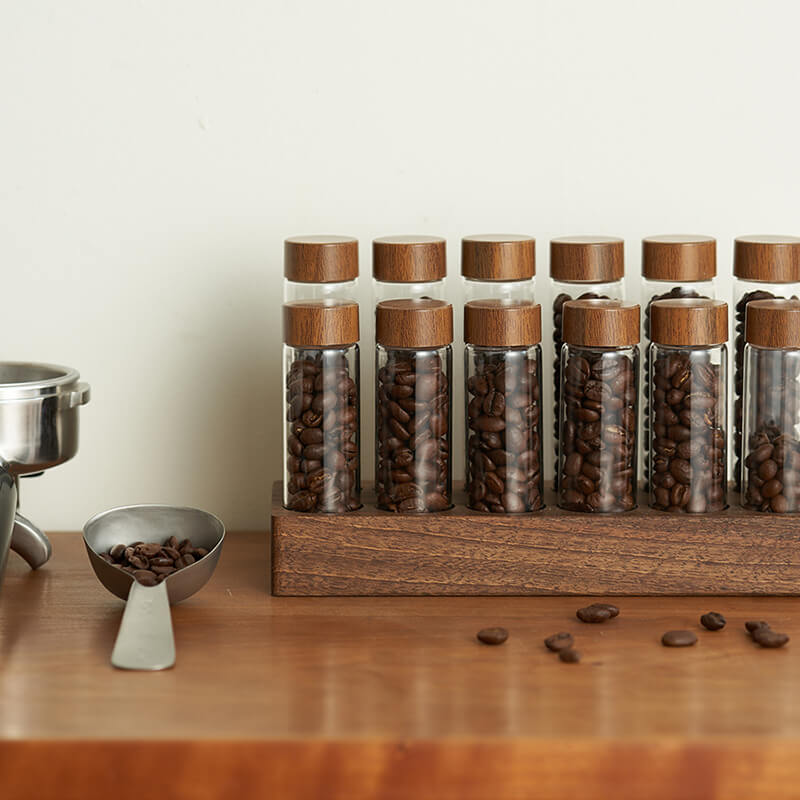 Coffee Beans Test Tube Glass Storage Jar - Kitchen supplies - DINIBLO 