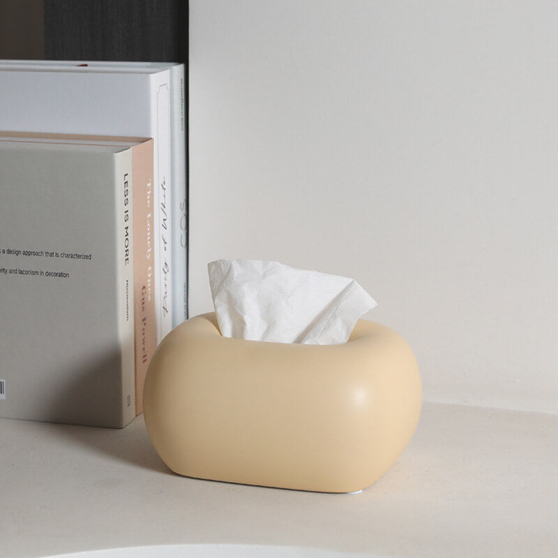 Cream Ceramic Tissue Box - Storage - DINIBLO 