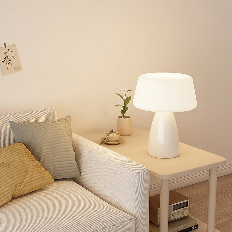 Cream Mushroom Table Lamp - LAMP - DINIBLO 