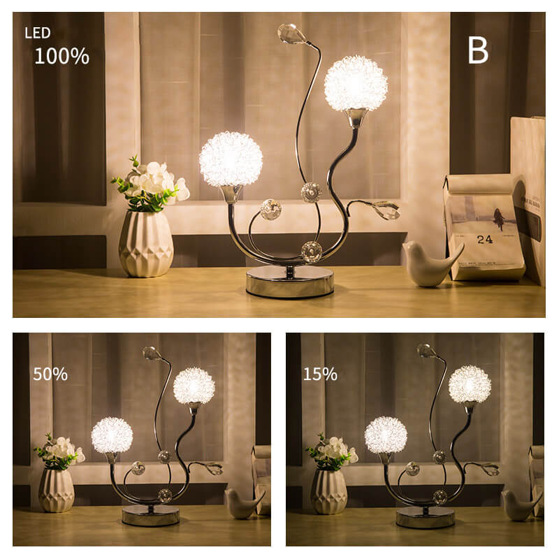 Creative Aluminum Ball Table Lamp - LAMP - DINIBLO 