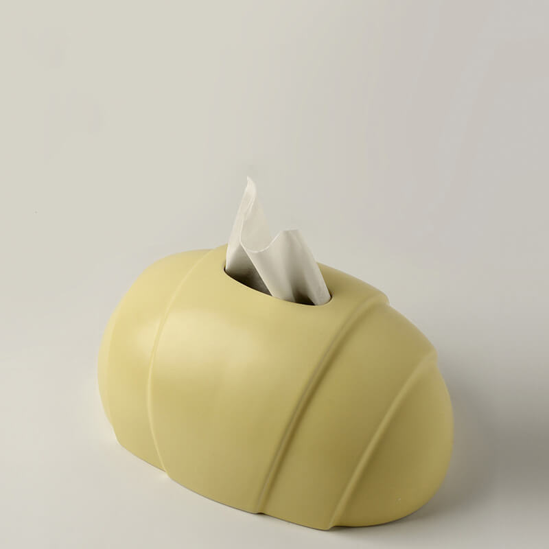 Croissant Shaped Ceramic Tissue Storage Box - Tissue Box - DINIBLO 