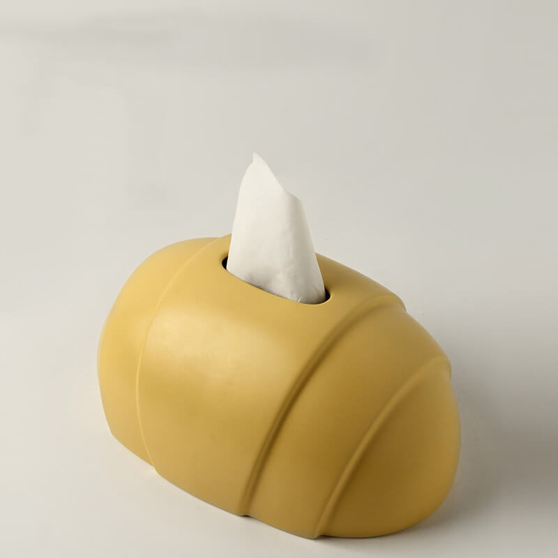 Croissant Shaped Ceramic Tissue Storage Box - Tissue Box - DINIBLO 