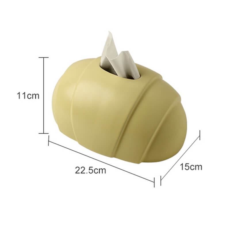 Croissant Shaped Ceramic Tissue Storage Box - Tissue Box - DINIBLO 