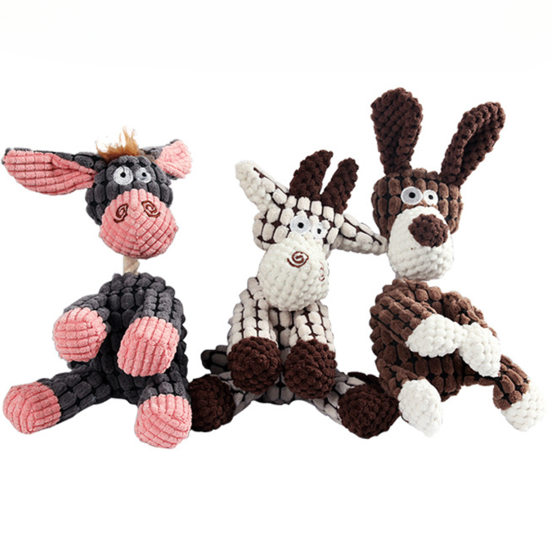 Donkey Squeak Plush Dog Toy - Dog Toys - DINIBLO 