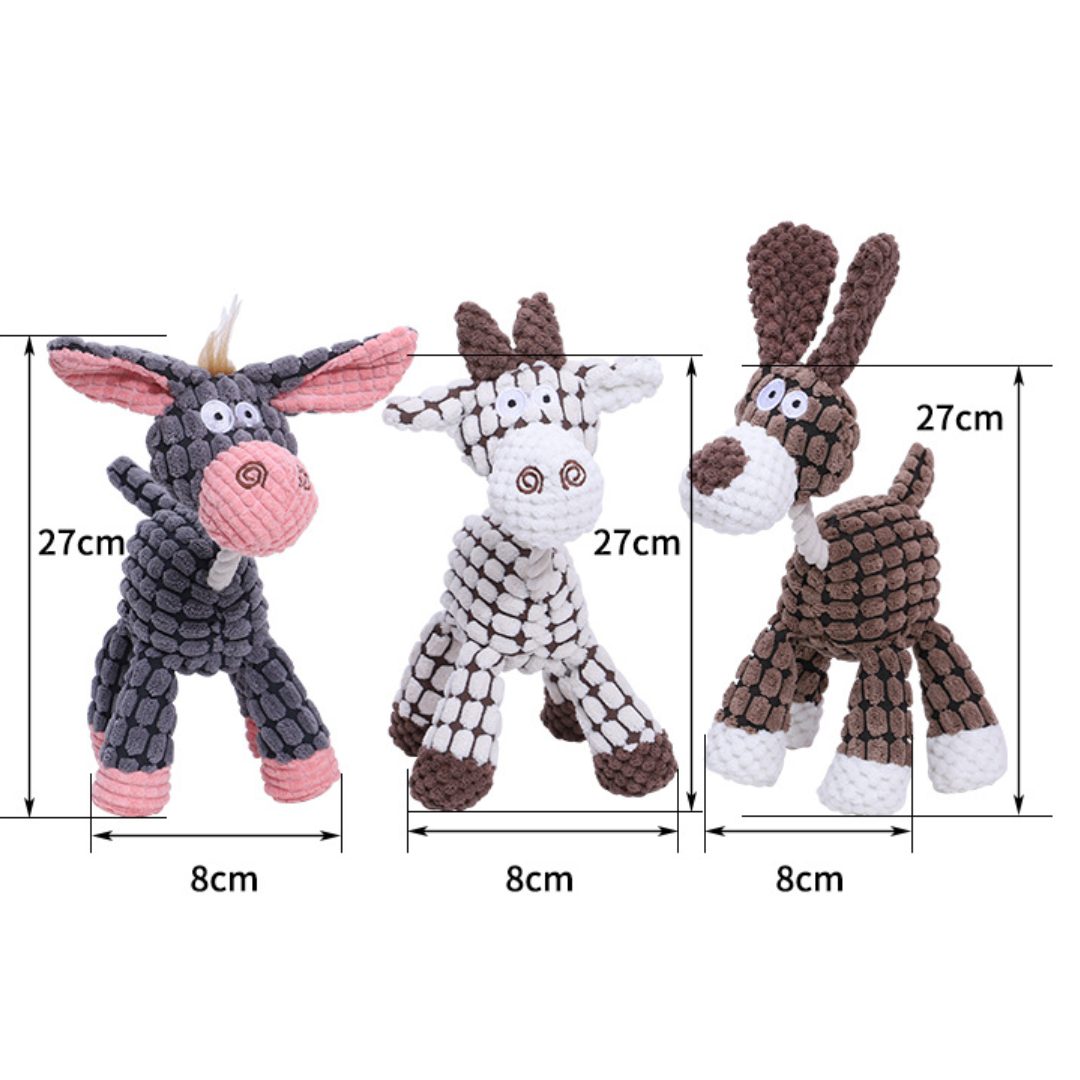 Donkey Squeak Plush Dog Toy - Dog Toys - DINIBLO 