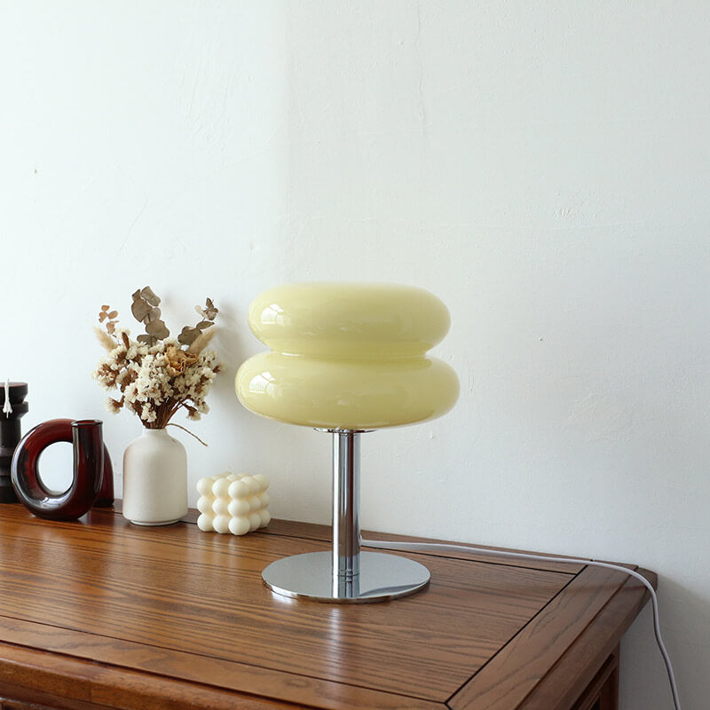 Egg Tart Glass Table Lamp - Table Lamp - DINIBLO 