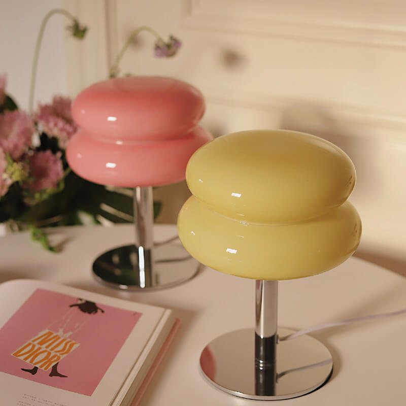 Egg Tart Glass Table Lamp - Table Lamp - DINIBLO 