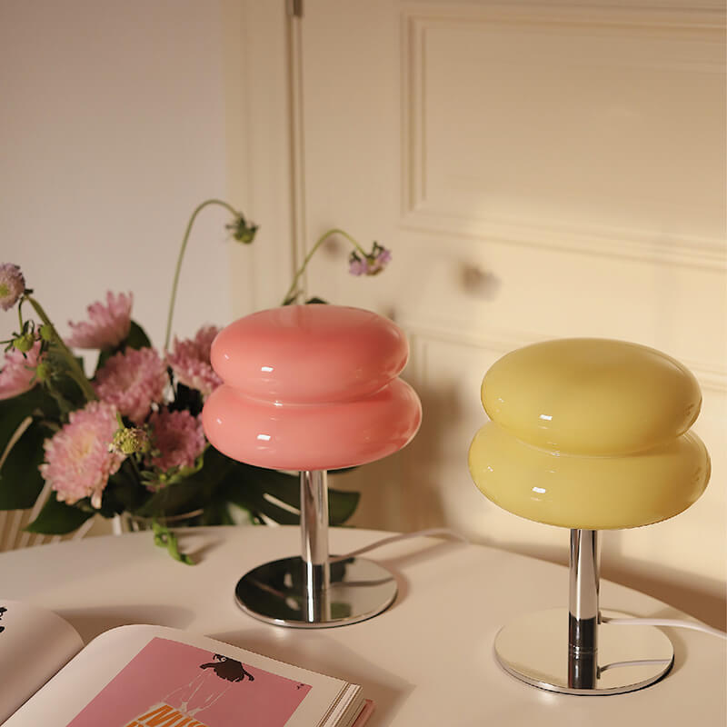 Egg Tart Glass Table Lamp - Table Lamp - DINIBLO 