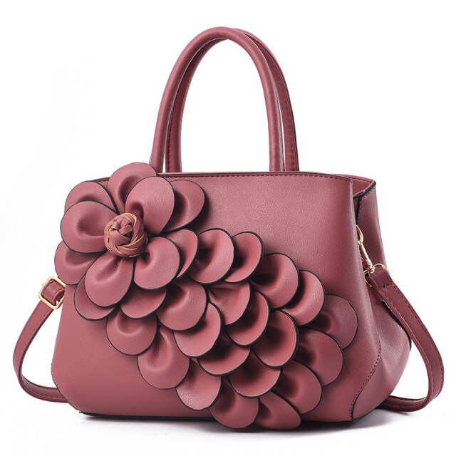 Elegant Flower Women's Messenger Hand Bag - Hand Bag - DINIBLO 