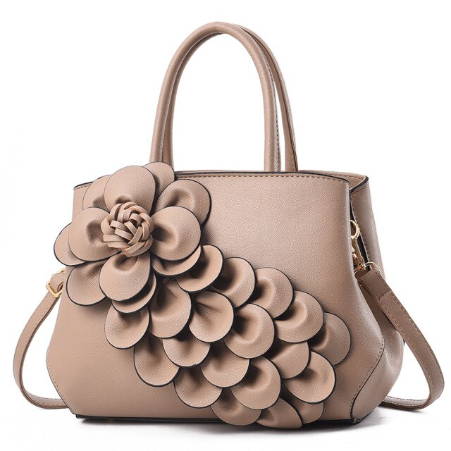 Elegant Flower Women's Messenger Hand Bag - Hand Bag - DINIBLO 