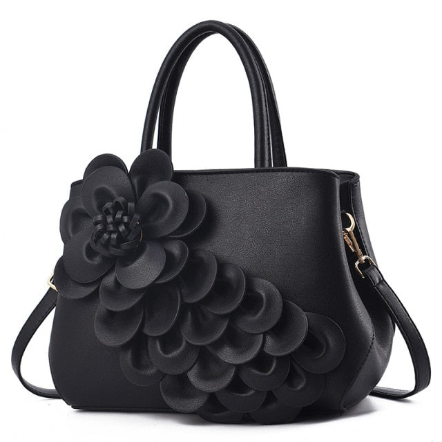 Elegant Flower Women's Messenger Hand Bag - Hand Bag - DINIBLO 