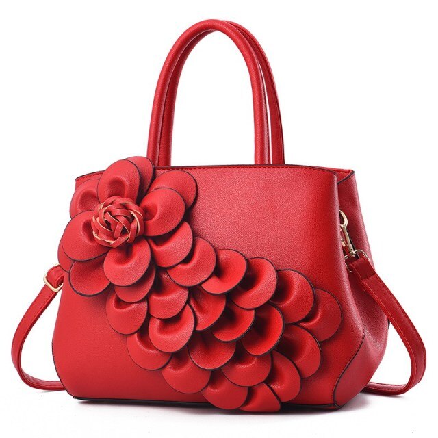 Elegant Flower Women's Messenger Hand Bag - Hand Bag - DINIBLO 