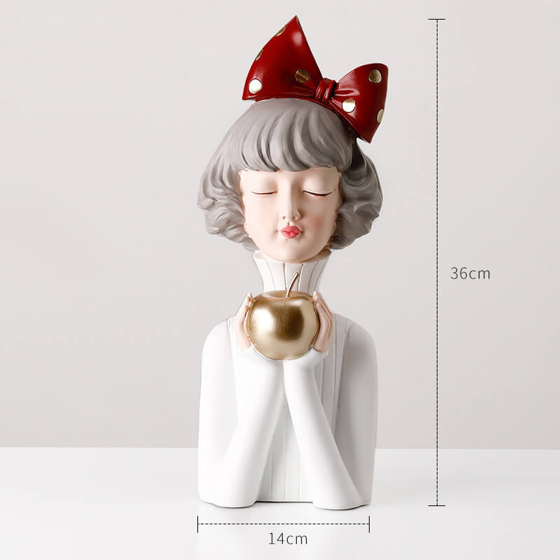 Elegant Girl Resin Decoration - Decoration - DINIBLO 