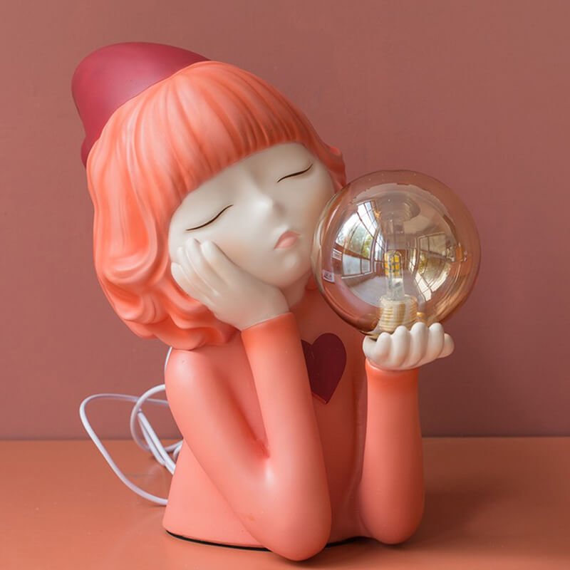 Elf Girl Resin Table Lamp - Table Lamp - DINIBLO 