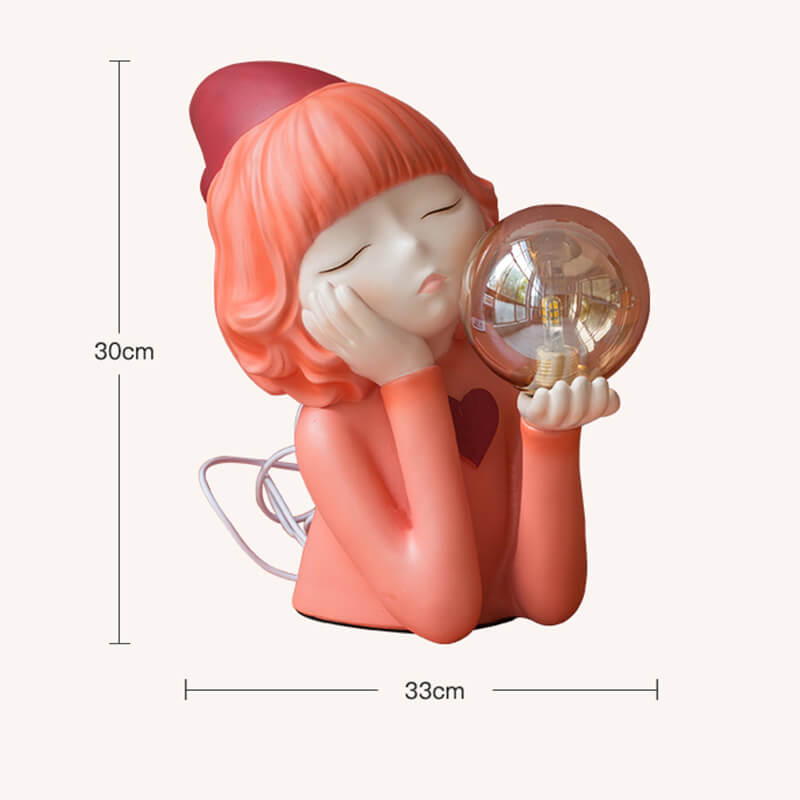 Elf Girl Resin Table Lamp - Table Lamp - DINIBLO 