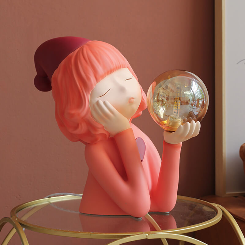 Elf Girl Resin Table Lamp - Table Lamp - DINIBLO 