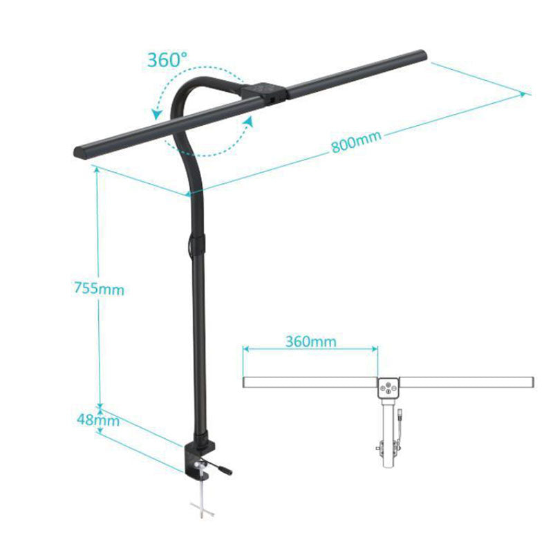 Eye Protection Clip Desk Lamp - LAMP - DINIBLO 