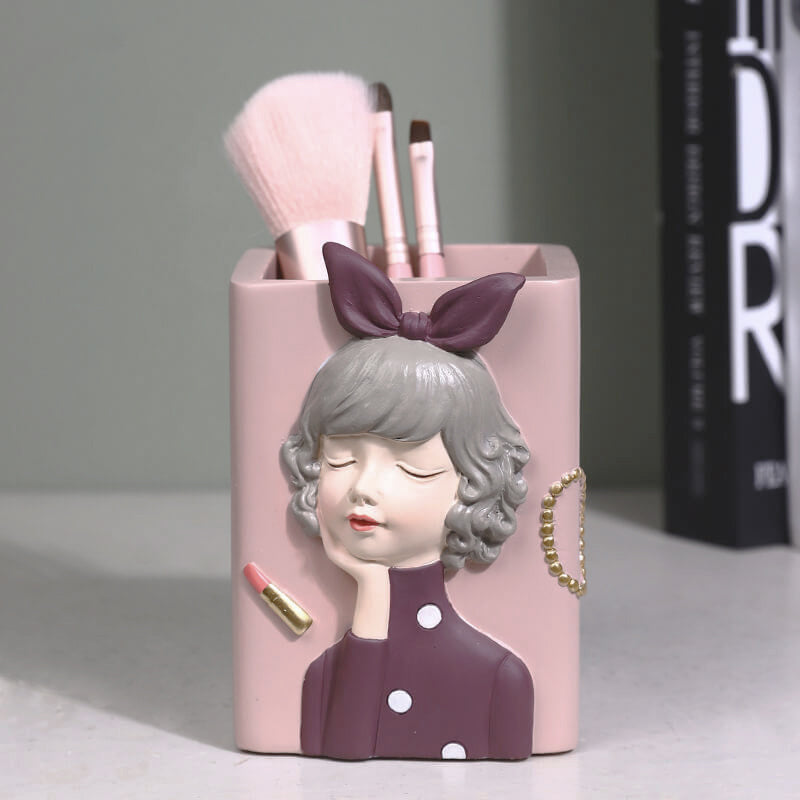 Fashionable Girl Resin Storage - Storage - DINIBLO 