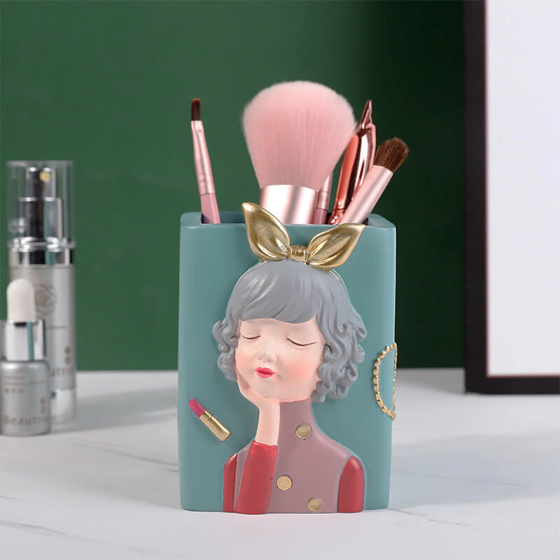 Fashionable Girl Resin Storage - Storage - DINIBLO 