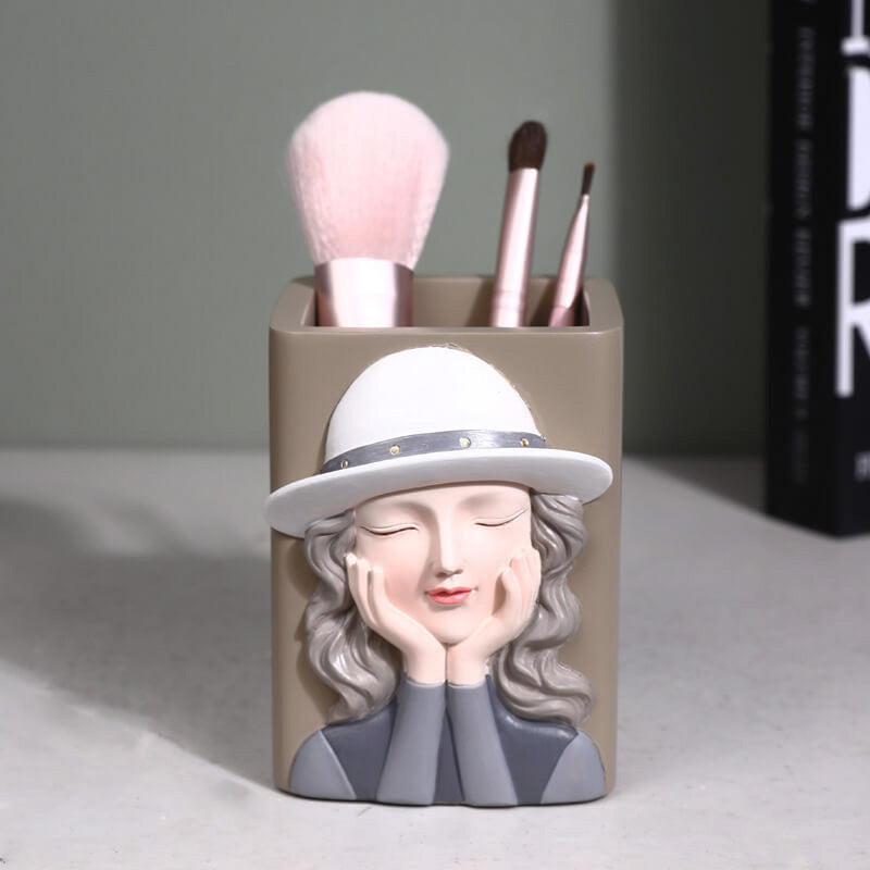 Fashionable Girl Resin Storage - Storage - DINIBLO 