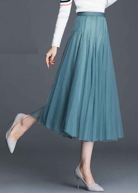 Fine elegant Pleated Casual Fall Winter Tulle Skirts - Skirts - DINIBLO 