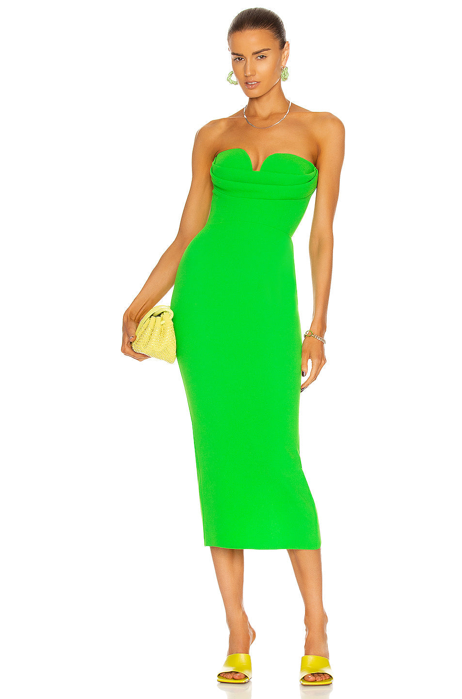 Strapless Midi Party Dresses - Dresses - DINIBLO 