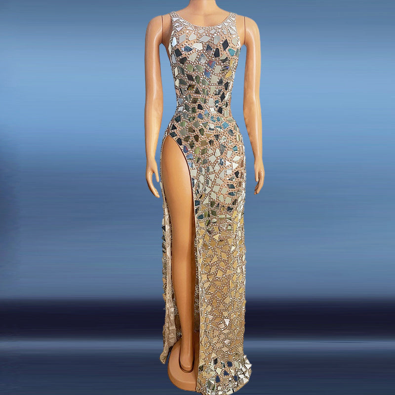 Gorgeous Dazzling Mirror Sequins Gowns - Ball Gowns - DINIBLO 