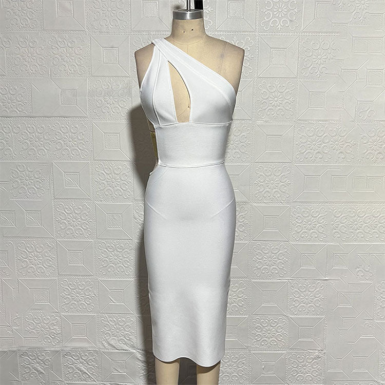 White Bandage Dress - Dresses - DINIBLO 