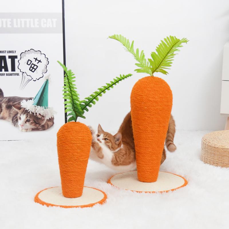 Sisal Carrot Cat Scratching Post - Cat Toys - DINIBLO 