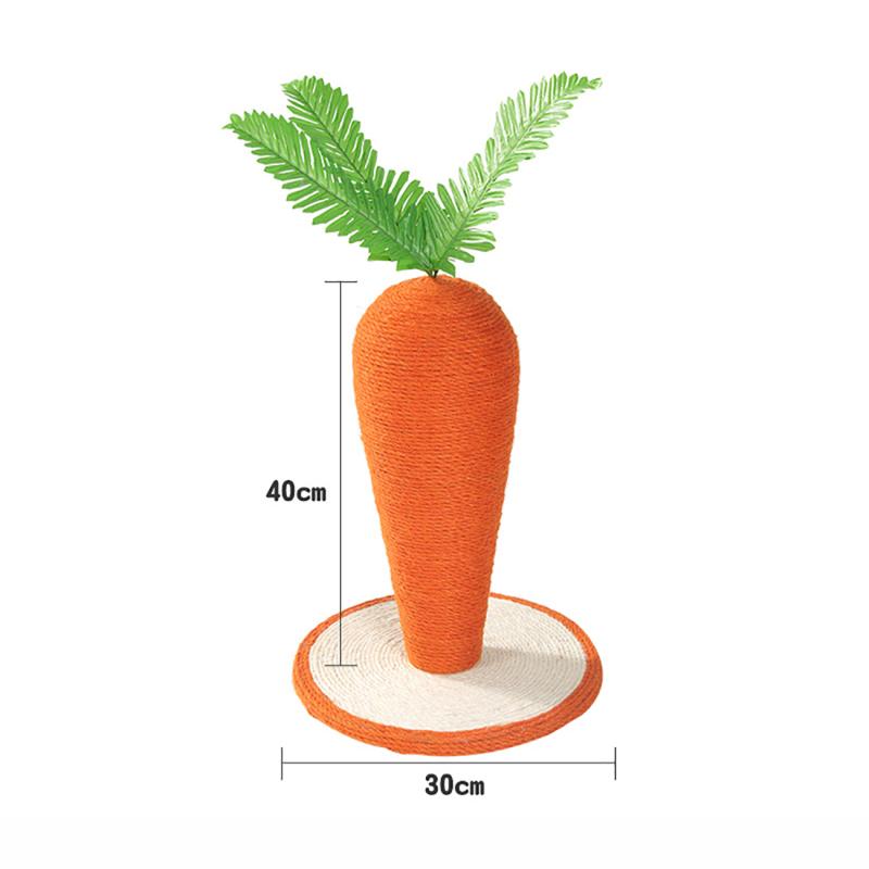 Sisal Carrot Cat Scratching Post - Cat Toys - DINIBLO 