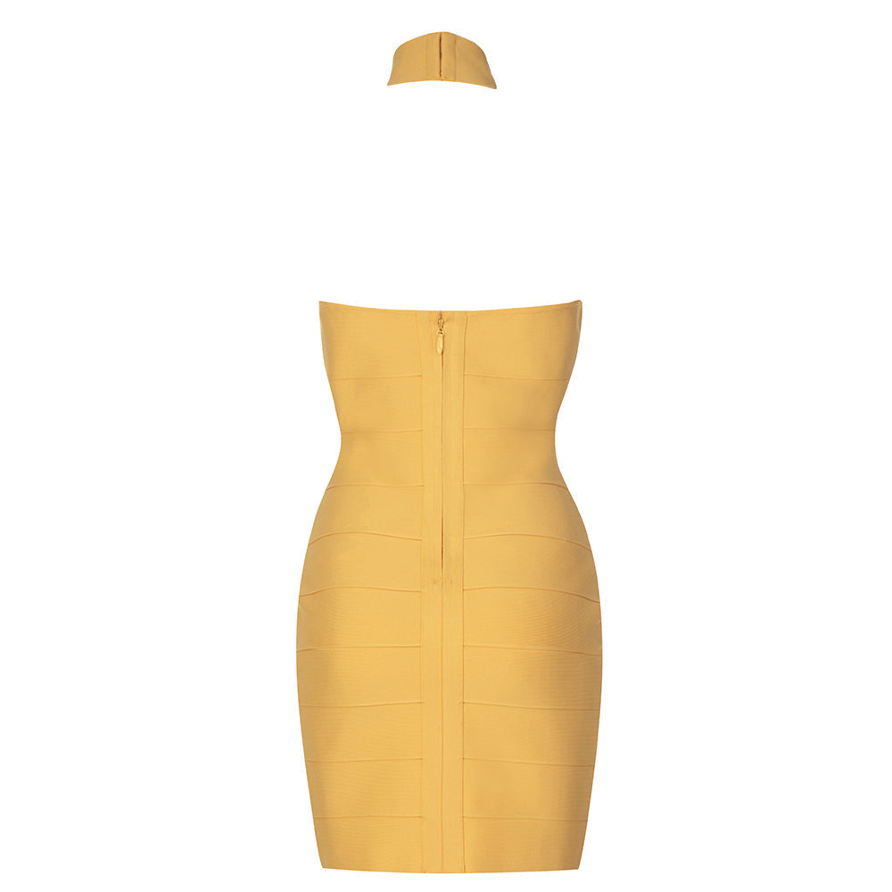 Backless Bodycon Mini Dress - Dresses - DINIBLO 