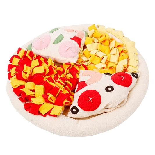 Pizza Dog Snuffle Mat - Pet Bowls, Feeders & Waterers - DINIBLO 