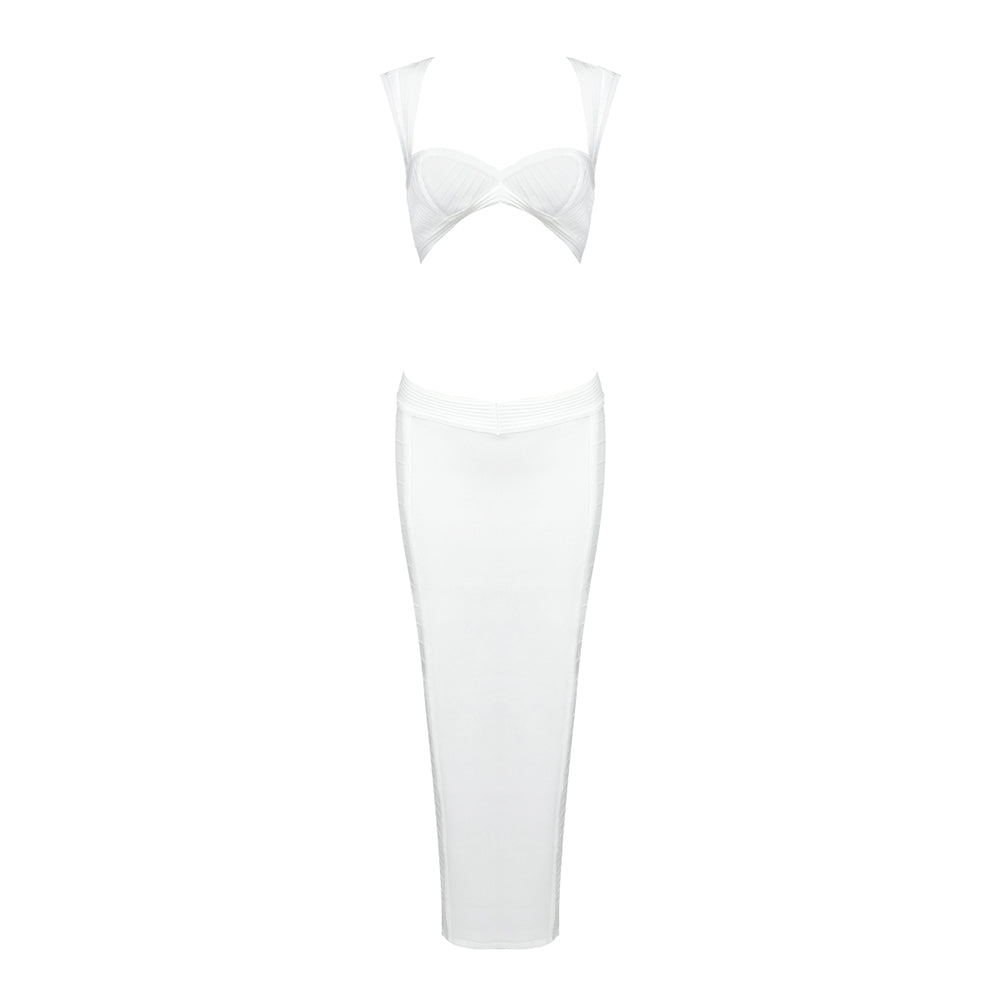 Cut Out White Chic Dress - Dresses - DINIBLO 