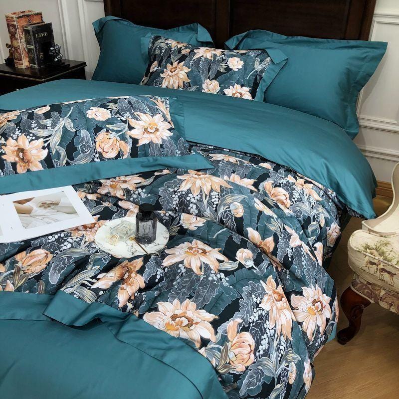 Sage Duvet Cover Set - Bed - DINIBLO 