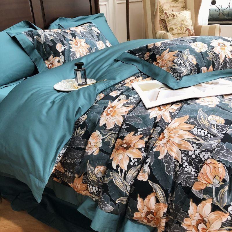 Sage Duvet Cover Set - Bed - DINIBLO 