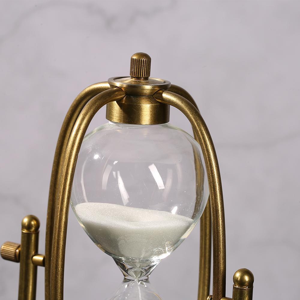 Modren Marble Hourglass Decorative Sand Hourglass Timer White - Home Decor > Home Accessories > Decorative Objects - DINIBLO 