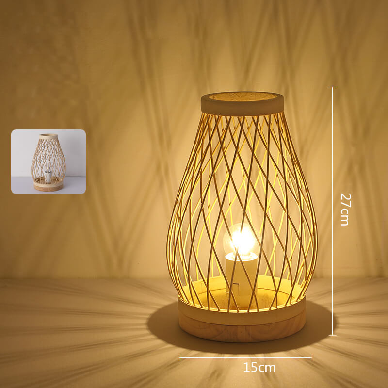 Handmade Bamboo Table Lamp - Table Lamp - DINIBLO 