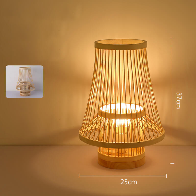 Handmade Bamboo Table Lamp - Table Lamp - DINIBLO 