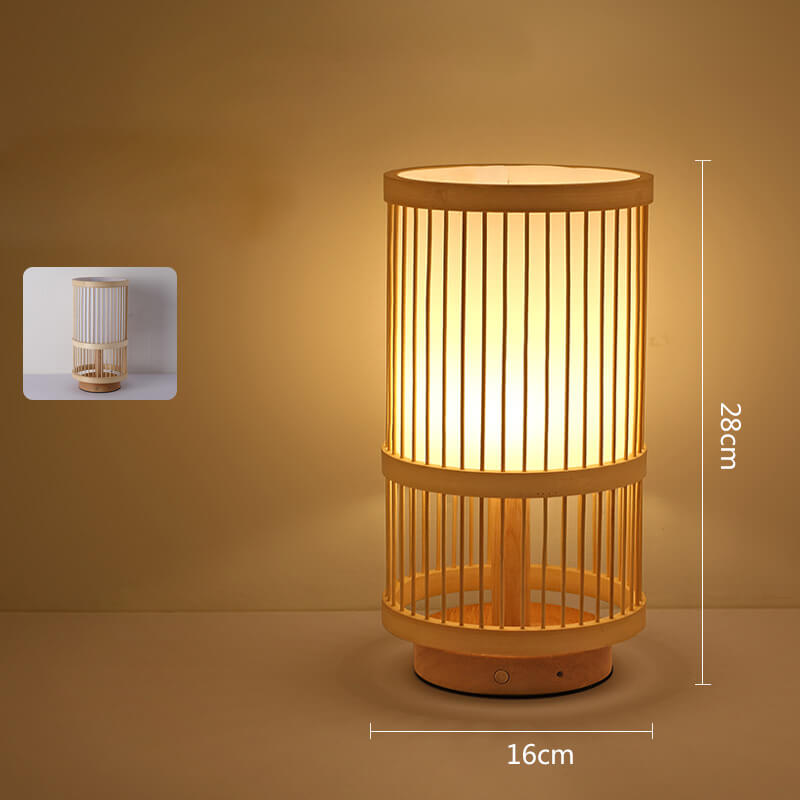 Handmade Bamboo Table Lamp - Table Lamp - DINIBLO 