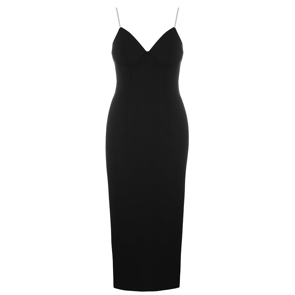 Cocktail Backless Midi Dress - Dresses - DINIBLO 