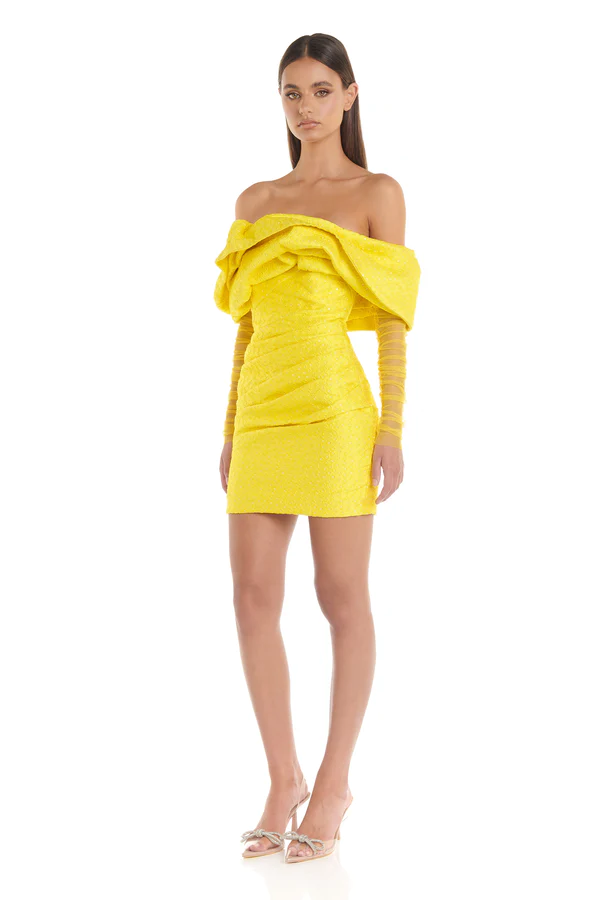 Sunny Chic Off-Shoulder Mini Dress - Dresses - DINIBLO 