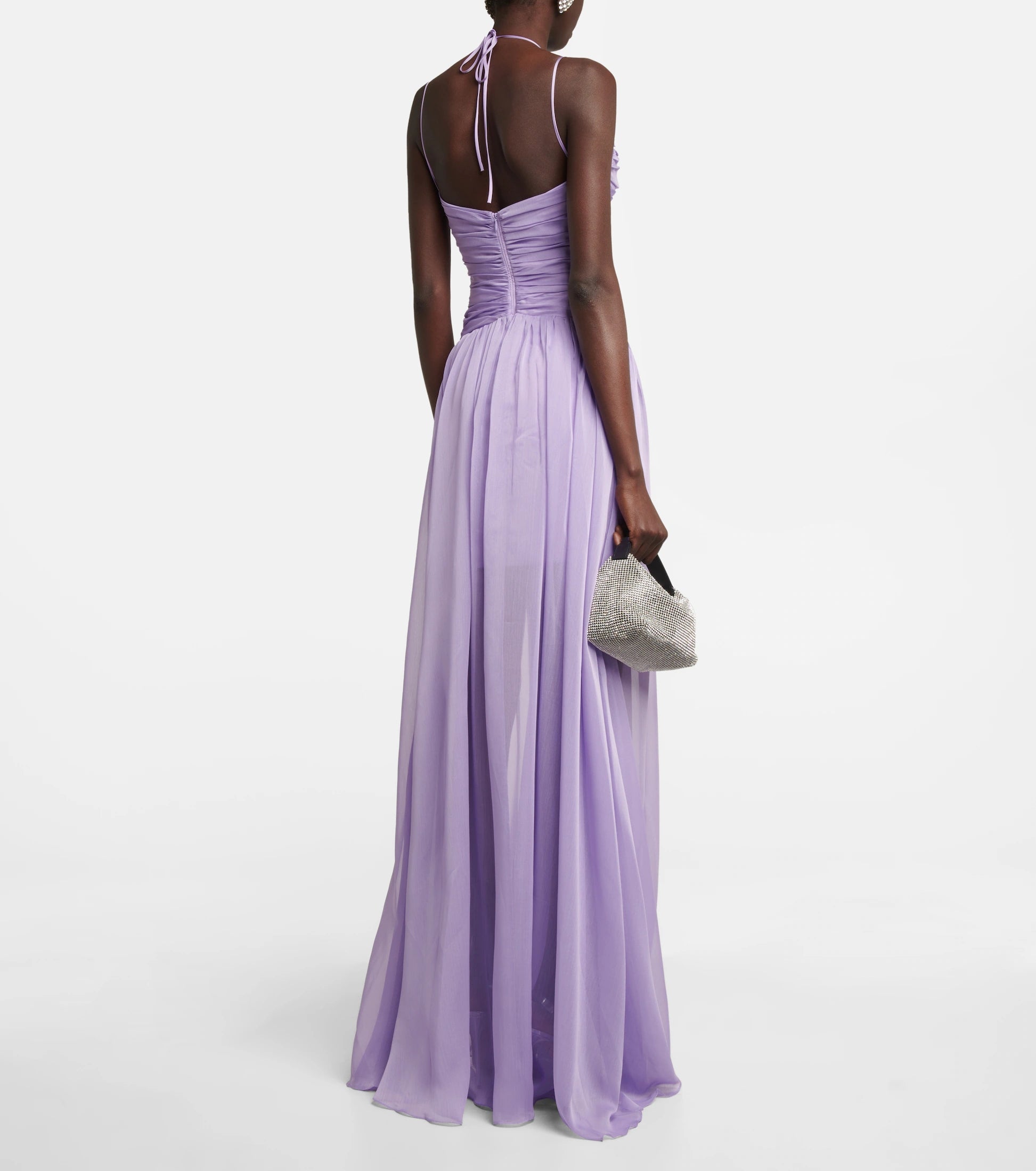 Mesh Evening Long Dress - Dresses - DINIBLO 