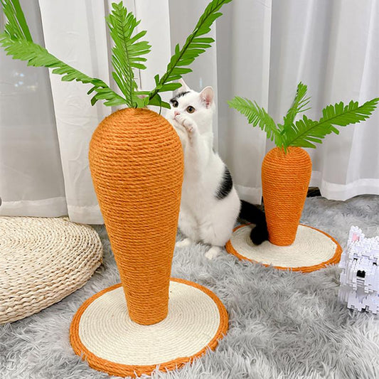 Sisal Carrot Cat Scratching Post - Cat Toys - DINIBLO 