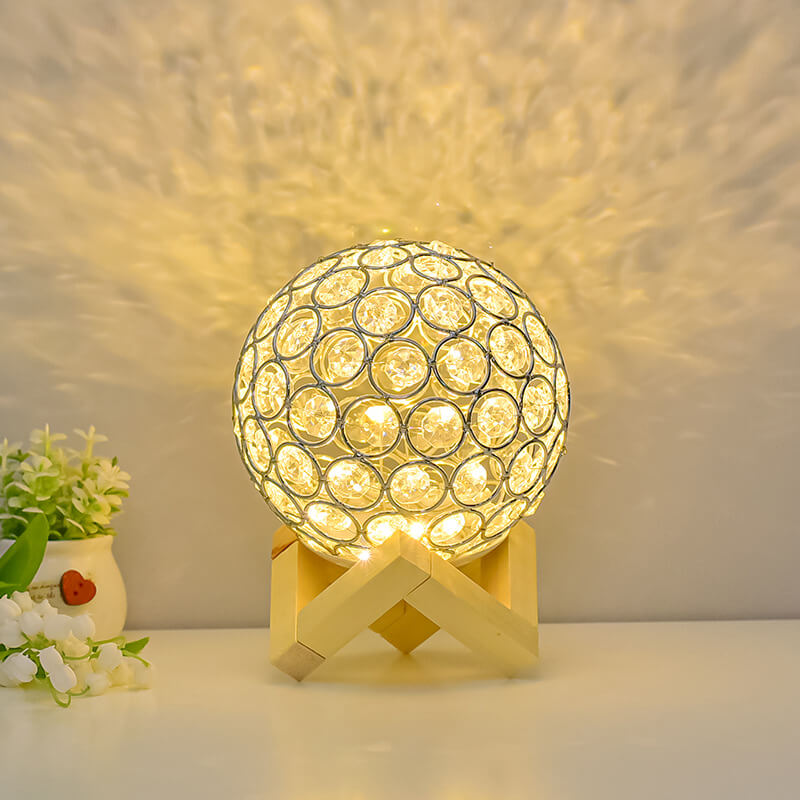 Hollow Crystal Desk Lamp - LAMP - DINIBLO 