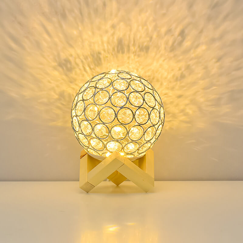 Hollow Crystal Desk Lamp - LAMP - DINIBLO 