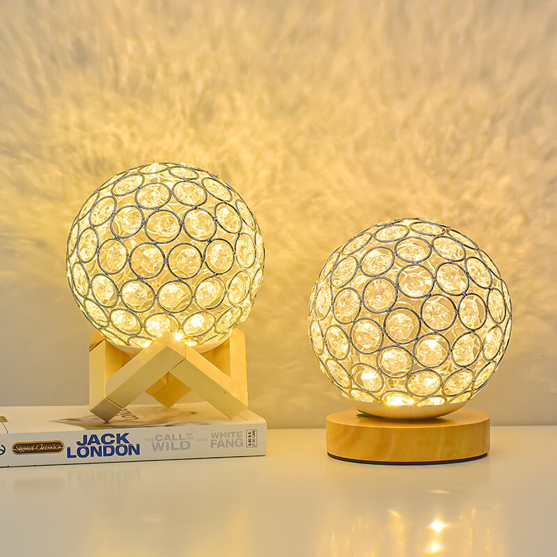 Hollow Crystal Desk Lamp - LAMP - DINIBLO 