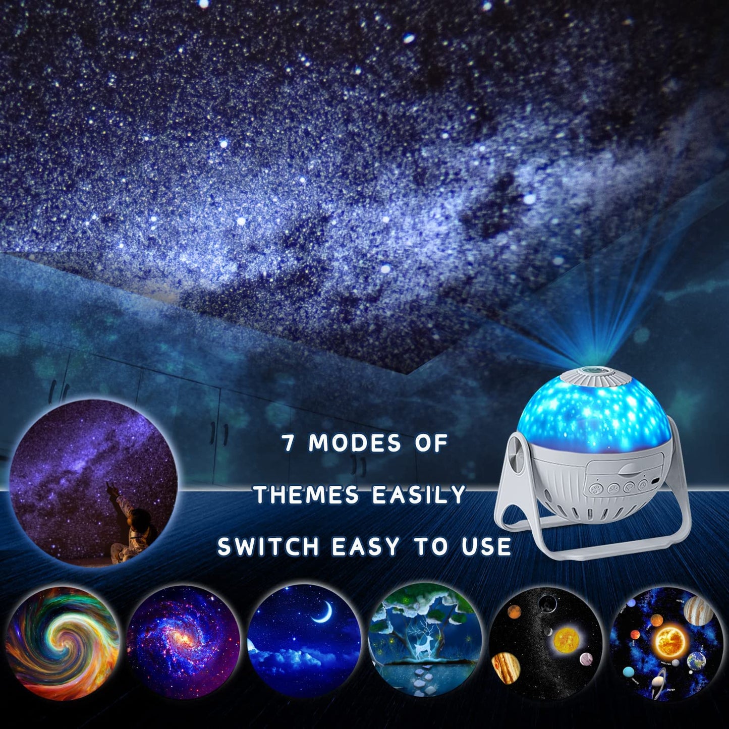 LED Star Night Lights Galaxy Projector - Night Lights & Ambient Lighting - DINIBLO 